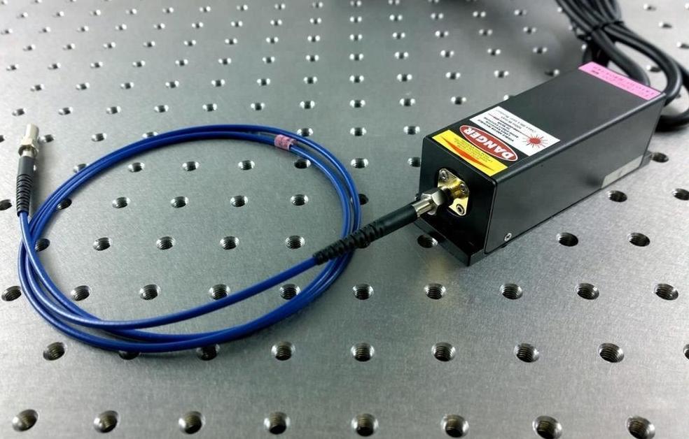 (image for) 488nm multimode fiber coupled diode DPSS blue laser